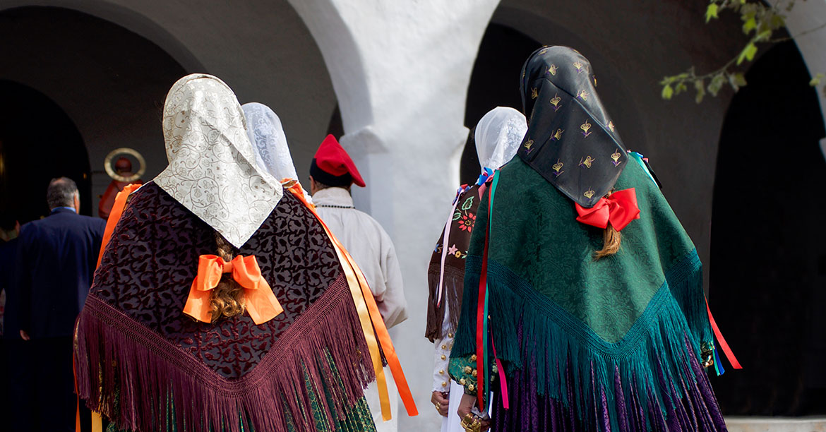 Vestidos tradicionales de Ibiza
